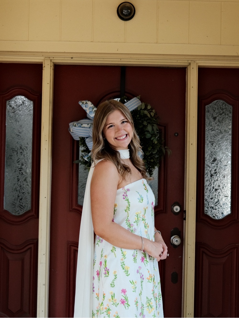 Show Me Your MuMu White Floral Riley Maxi Dress - Picture 2 of 3